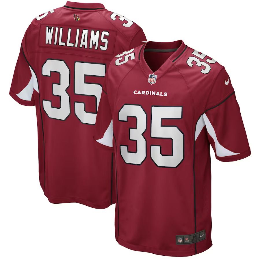 Men Arizona Cardinals 35 Aeneas Williams Nike Cardinal Game Retired Player NFL Jersey